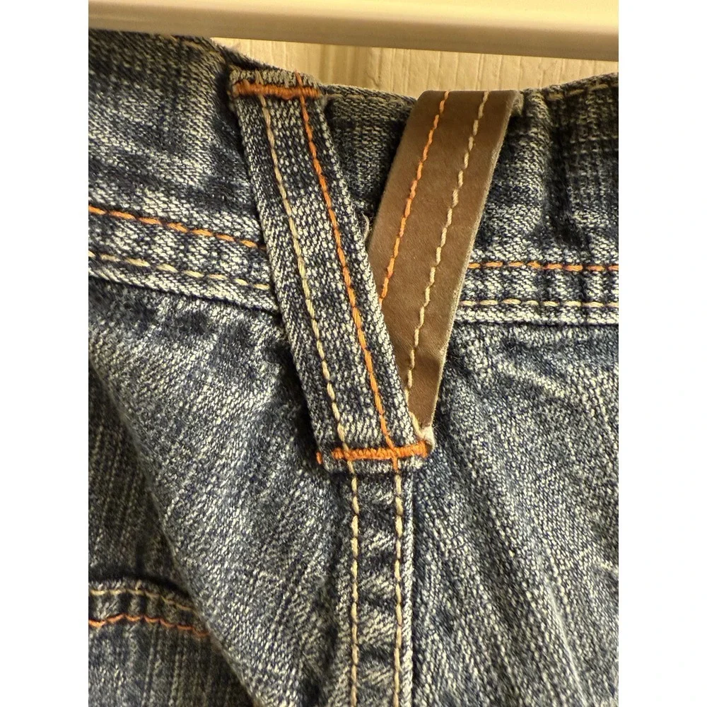 5ive Jungle Jeans Mens 36 Blue Denim. Jungle‎ Walk Of Life. Y2k. Leather Rare